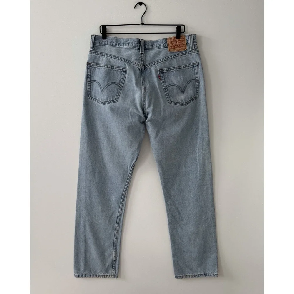 Levis 505 Jeans Mens 36x34 (36x33) Original Straight Regular Fit Cotton Denim
